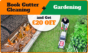 Gutters + Gardening = 20£ OFF