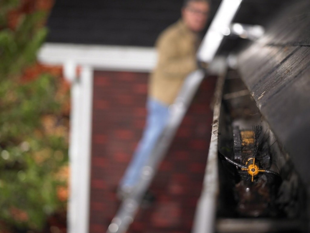 Robot Inside The Gutter Pipe