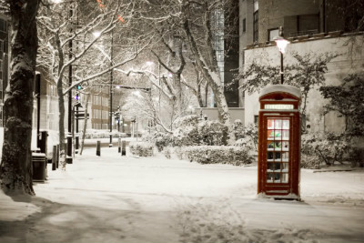 Snow in London