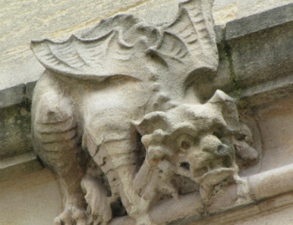 Dragon-themed Gargoyle from Oxford