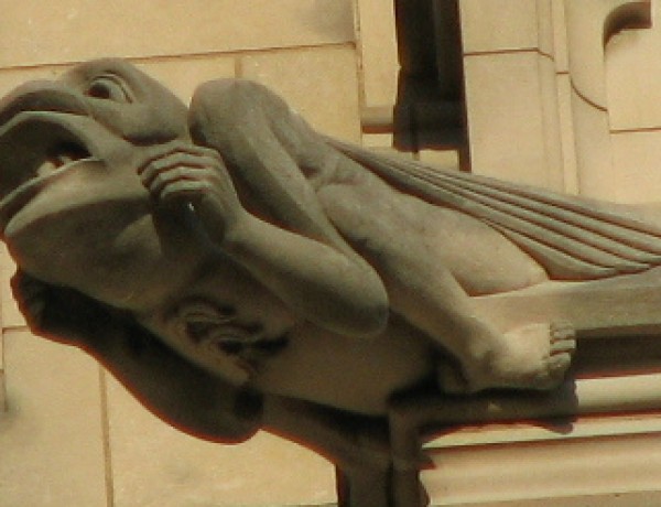 Washington human-like gargoyle