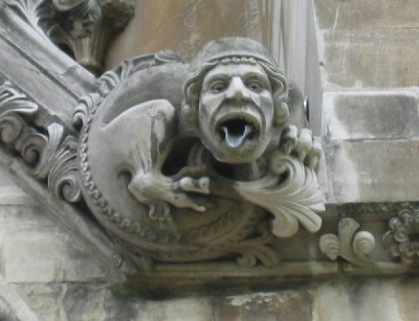 Human Head Gargoyle