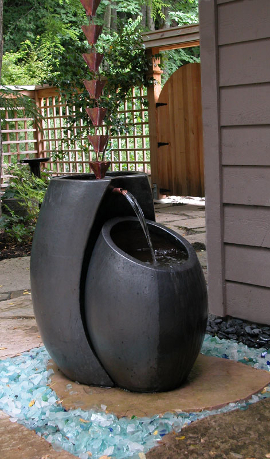 Rainwater harvesting with style